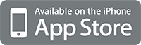 Cell phone icon with text that reads, "Available on the iPhone, App Store."