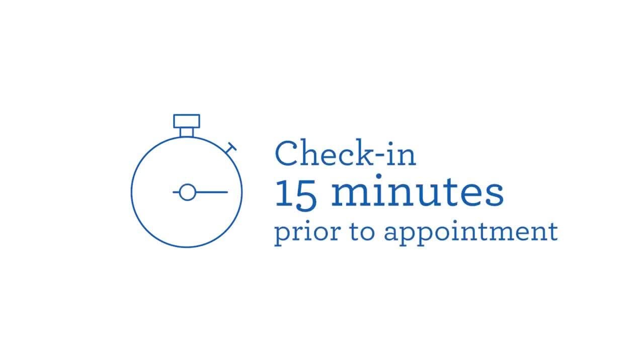 Follow the instructions in the video to prepare for your appointment.